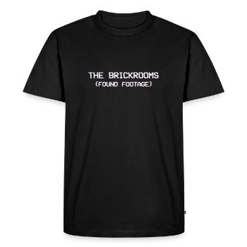 THE BRICKROOMS: Found Footage Logo - T-shirt Premium bio Homme - noir - Devant - Nico (187cm)