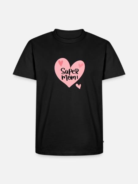 Super mom - Men's Premium Organic T-Shirt - black