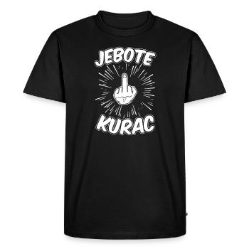 Jebote Kurac Jugo Balkans - Men's Premium Organic T-Shirt - black - Front - Nico (187cm)