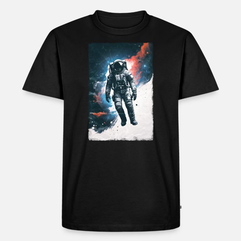 Astronaute - Dérive céleste - T-shirt Premium bio Homme - noir