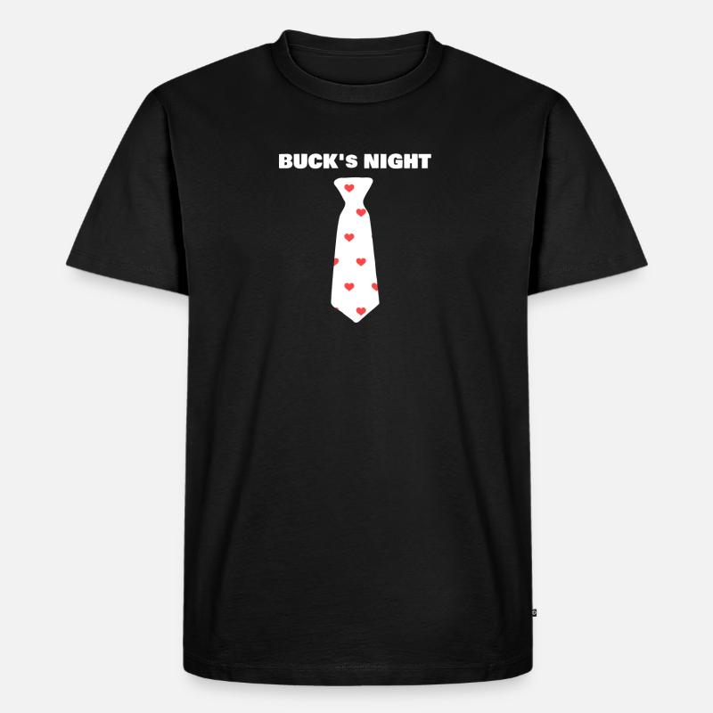 Bucks Night JGA Junggesellenabschied - Männer Premium Bio T-Shirt - Schwarz