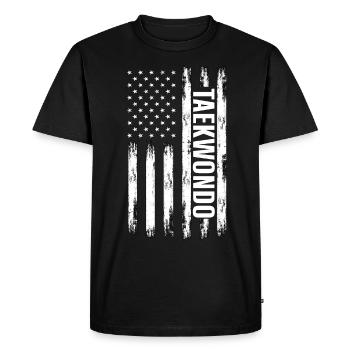 Taekwondo - T-shirt Premium bio Homme - noir - Devant - Nico (187cm)