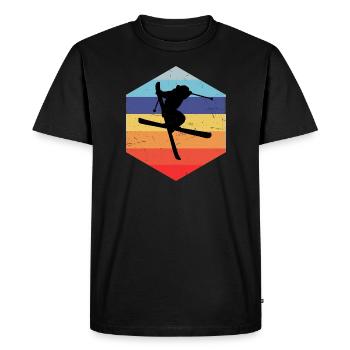 Slopestyle Femmes Freestyle Ski Freestyle - T-shirt Premium bio Homme - noir - Devant - Nico (187cm)