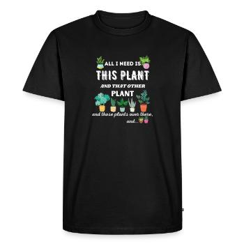 Idée cadeau jardinier amateur Jardinier Jardinier crabes - T-shirt Premium bio Homme - noir - Devant - Nico (187cm)