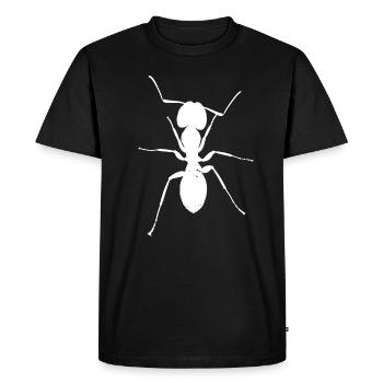 Améise - T-shirt Premium bio Homme - noir - Devant - Nico (187cm)