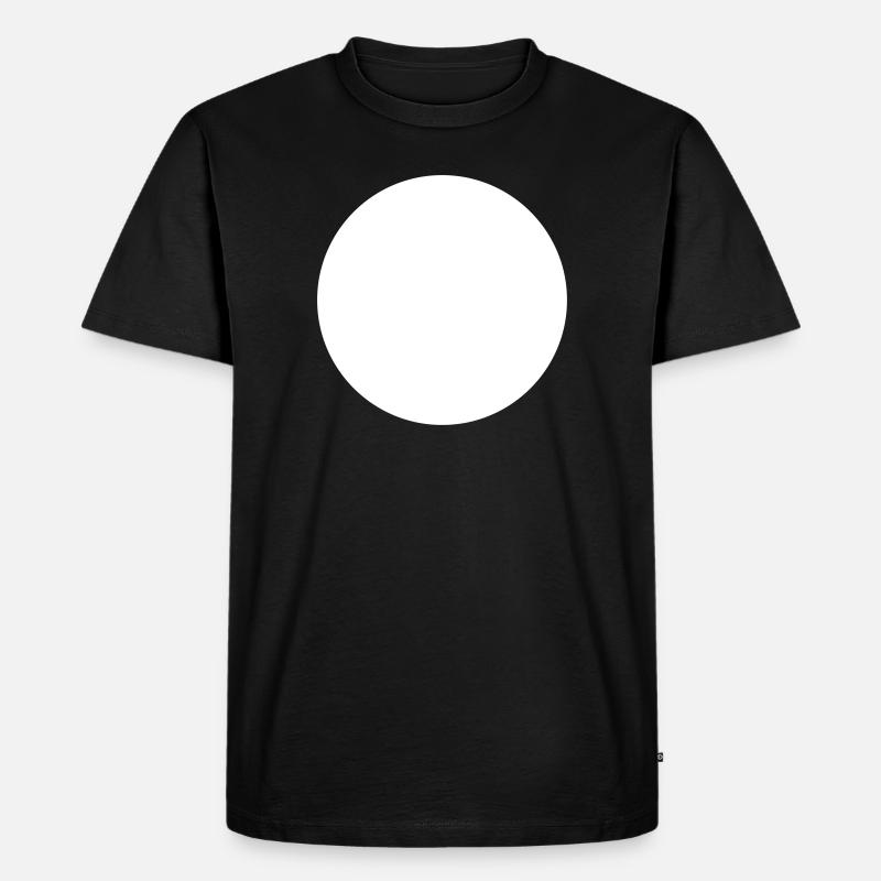 Kreis - Männer Premium Bio T-Shirt - Schwarz