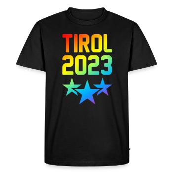 Tyrol 2023 - T-shirt Premium bio Homme - noir - Devant - Nico (187cm)