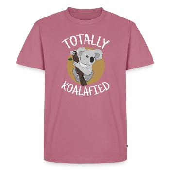 Koala bear - Men's Premium Organic T-Shirt - mauve - Front - Nico (187cm)
