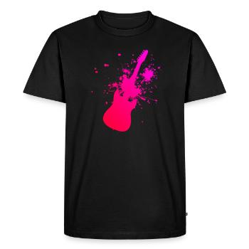 Guitariste Guitariste Homme Guitariste Guitare - T-shirt Premium bio Homme - noir - Devant - Nico (187cm)