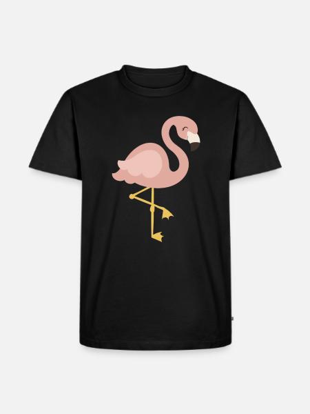 Flamingo Symbole - T-shirt Premium bio Homme - noir