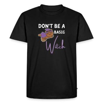 Les sorcières d’Halloween pour chats ne sont pas une sorcière de base - T-shirt Premium bio Homme - noir - Devant - Nico (187cm)