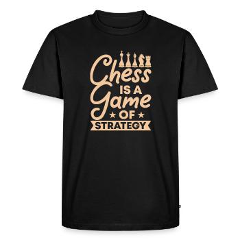 Pièce d’échecs King Pawn Dream - T-shirt Premium bio Homme - noir - Devant - Nico (187cm)