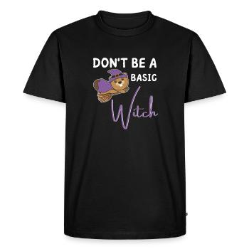 Beaver Halloween Sorcières sorcières ne sont pas une sorcière de base - T-shirt Premium bio Homme - noir - Devant - Nico (187cm)