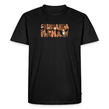 Chihuahua Groovy Chihuahua Maman - T-shirt Premium bio Homme - noir - Devant - Nico (187cm)