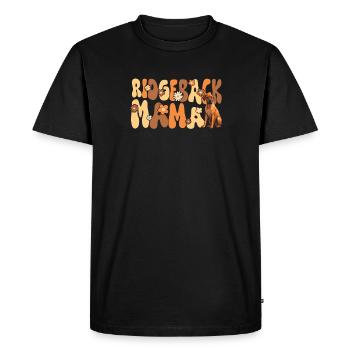 Rhodesian Ridgeback Groovy Ridgeback maman - T-shirt Premium bio Homme - noir - Devant - Nico (187cm)