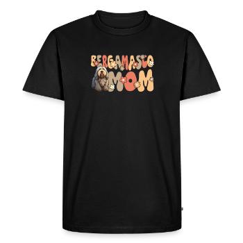 Berger de Bergame Groovy Bergamasco Maman - T-shirt Premium bio Homme - noir - Devant - Nico (187cm)