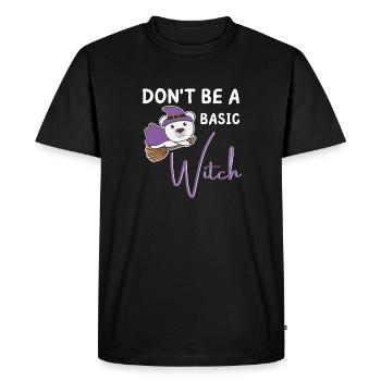Ours polaire Halloween Sorcière Les sorcières ne sont pas une sorcière de base - T-shirt Premium bio Homme - noir - Devant - Nico (187cm)