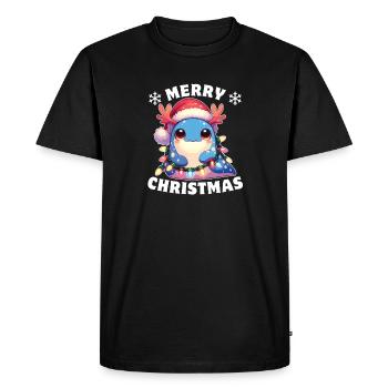 Fées de Noël Glaucus Atlanticus - T-shirt Premium bio Homme - noir - Devant - Nico (187cm)