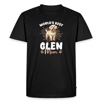 Irish Glen of Imaal Terrier La meilleure maman Glen du monde - T-shirt Premium bio Homme - noir - Devant - Nico (187cm)