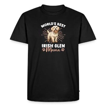 Glen irlandais d’Imaal Terrier Le meilleur Glen Mama du monde - T-shirt Premium bio Homme - noir - Devant - Nico (187cm)