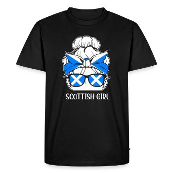 Scotland Scots Scottish Scots - Men's Premium Organic T-Shirt - black - Front - Nico (187cm)