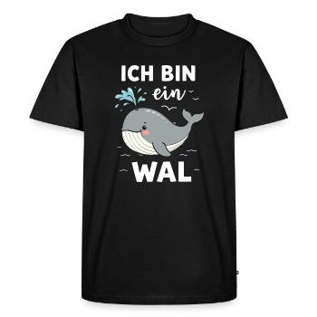 Costume sous-marin de la Créature marine Baleine Poisson de carnaval - T-shirt Premium bio Homme - noir - Devant - Nico (187cm)