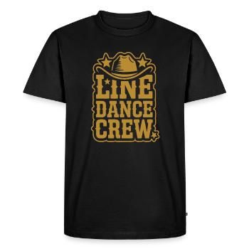 Équipe de danse en ligne western - T-shirt Premium bio Homme - noir - Devant - Nico (187cm)