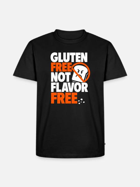 Sans gluten, pas sans arôme - T-shirt Premium bio Homme - noir