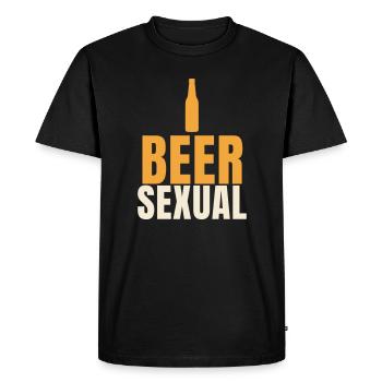 Bière sexy bière drôle de bière qui dit amateur de bière - T-shirt Premium bio Homme - noir - Devant - Nico (187cm)