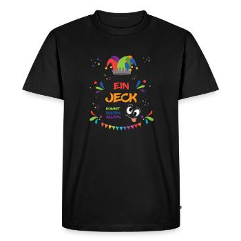 A Jeck rarely comes alone - Carnival Carnival - Men's Premium Organic T-Shirt - black - Front - Nico (187cm)