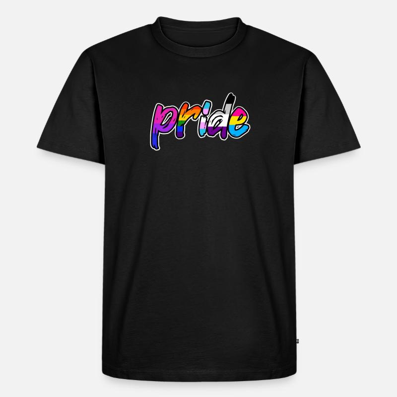 Pride - Männer Premium Bio T-Shirt - Schwarz