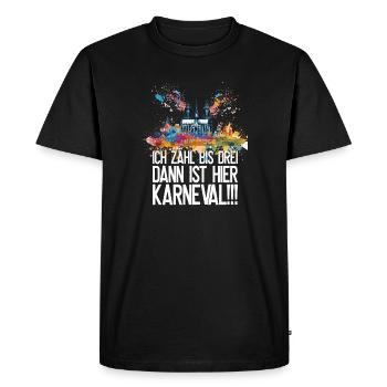 Cologne Kölle Carnaval Gebützt Kölle Alaaf Jeck Party - T-shirt Premium bio Homme - noir - Devant - Nico (187cm)