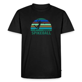 Spikeball - Men's Premium Organic T-Shirt - black - Front - Nico (187cm)