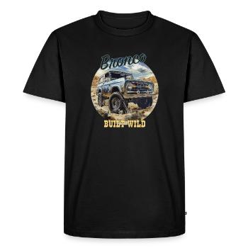 Bronco 4x4 Built Wild US Classic Bestseller Car - T-shirt Premium bio Homme - noir - Devant - Nico (187cm)