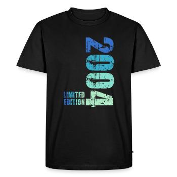 20th Birthday 2004 - Men's Premium Organic T-Shirt - black - Front - Nico (187cm)