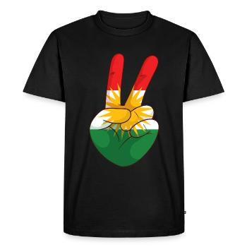 Kurdistan - T-shirt Premium bio Homme - noir - Devant - Nico (187cm)