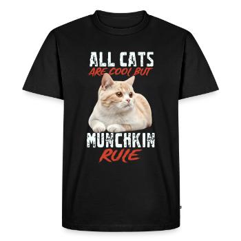 Munchkin - T-shirt Premium bio Homme - noir - Devant - Nico (187cm)