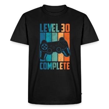 Level 30 Complete 30e anniversaire cadeau de gamer - T-shirt Premium bio Homme - noir - Devant - Nico (187cm)