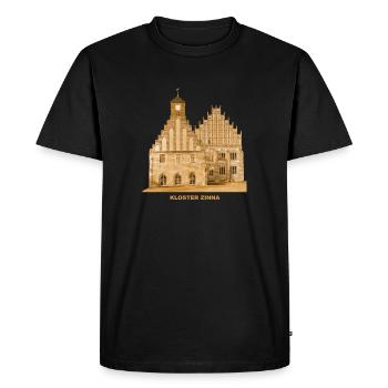 Monastère de Zinna Jüterbog Teltow Brandebourg - T-shirt Premium bio Homme - noir - Devant - Nico (187cm)