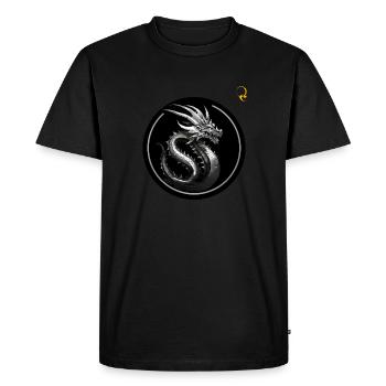 LE GRAND DRAGON - T-shirt Premium bio Homme - noir - Devant - Nico (187cm)