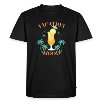 Grandes vacances - T-shirt Premium bio Homme - noir - Devant - Nico (187cm)