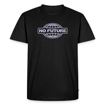 NO FUTURE - Men's Premium Organic T-Shirt - black - Front - Nico (187cm)