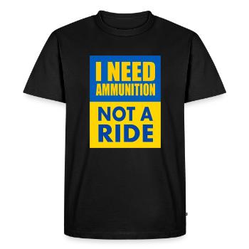 I need ammunition not a ride - T-shirt Premium bio Homme - noir - Devant - Nico (187cm)