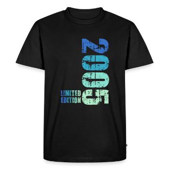 20e anniversaire de la promotion 2005 - T-shirt Premium bio Homme - noir - Devant - Nico (187cm)