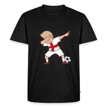 Angleterre Dab - Dabbing Football Coupe du Monde - T-shirt Premium bio Homme - noir - Devant - Nico (187cm)