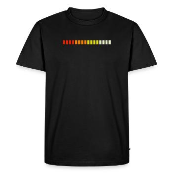 Retro roland inspired design. - Men's Premium Organic T-Shirt - black - Front - Nico (187cm)