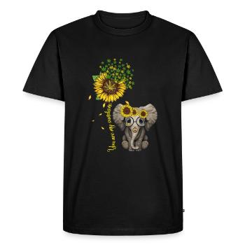 Cannabis chanvre THC 420 - T-shirt Premium bio Homme - noir - Devant - Nico (187cm)