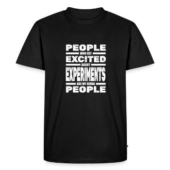Chimiste Chimiste Technicien de laboratoire chimique Technicien chimique Technicien chimique - T-shirt Premium bio Homme - noir - Devant - Nico (187cm)