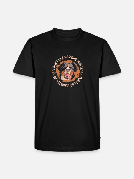 Bouvier Bernois Chien - T-shirt Premium bio Homme - noir