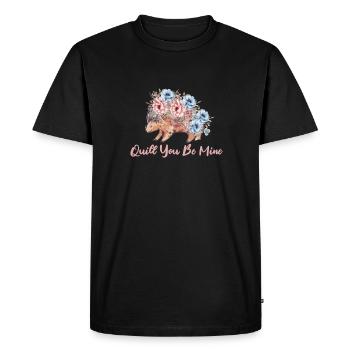 porc-épic - T-shirt Premium bio Homme - noir - Devant - Nico (187cm)